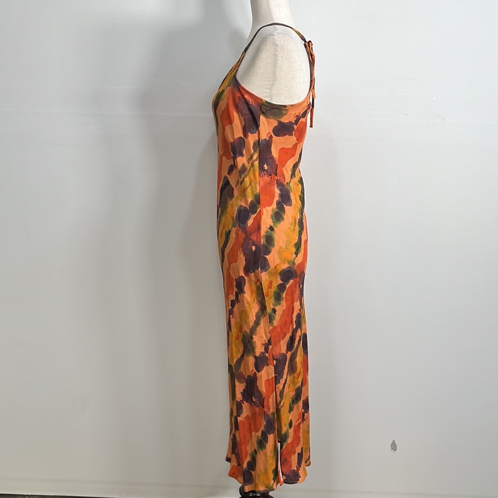 Anthropologie Maxi Dress Tie Dye Abstract Boho Casual Size XS - Picture 4 of 11